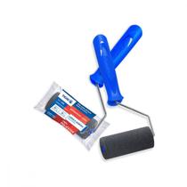 Rolo Espuma Tigre Cinza 09Cm Com Cabo Rolo Espuma Tigre Cinza 09Cm Com Cabo