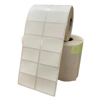 Rolo Etiqueta 40x25 2 Colunas Couche Zebra Elgin Balanças