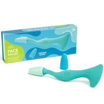 Rolo Facial 2 em 1 de Jade e Silicone - Gua Sha e Rolo Facial RAD