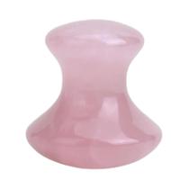 Rolo Facial de Quartzo Rosa em Formato de Cogumelo - Massageador para Rosto, Pescoço e Olhos Rolo Facial de Quartzo Rosa em Formato de Cogumelo - Massageador para Rosto, Pescoço e Olhos