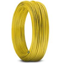 Rolo Fio Cabo Automotivo Cobre Cabinho Som Amarelo 0,50mm 100m Rolo Fio Cabo Automotivo Cobre Cabinho Som Amarelo 0,50mm 100m