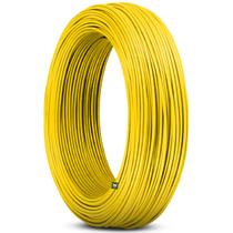 Rolo Fio Cabo Automotivo Cobre Cabinho Som Amarelo 1,50mm 100m