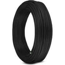 Rolo Fio Cabo Automotivo Cobre Cabinho Som Preto 0,75mm 100m Rolo Fio Cabo Automotivo Cobre Cabinho Som Preto 0,75mm 100m