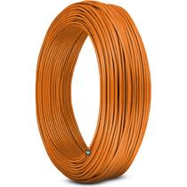Rolo Fio Cabo Automotivo de Cobre Cabinho Som Laranja 0,75mm 100m Rolo Fio Cabo Automotivo de Cobre Cabinho Som Laranja 0,75mm 100m