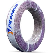 Rolo Fio Cabo Paralelo Cristal 2 X 0,50 Lilas 100 Metros Rolo Fio Cabo Paralelo Cristal 2 X 0,50 Lilas 100 Metros