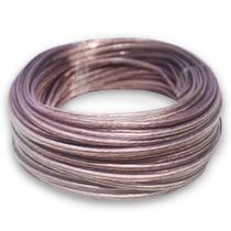 Rolo Fio Cabo Som Automotivo Paralelo 100m 100 Metros 100% Cobre Lilás Cristal 2x12awg 2,5mm