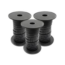 Rolo Fio Courinho Achatado Preto 7x1mm 10 Metros 100g Rolo Fio Courinho Achatado Preto 7x1mm 10 Metros 100g
