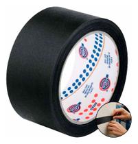 Rolo Fita Crepe Adesiva Preta 48mm X 50m Fácil Remoção Rolo Fita Crepe Adesiva Preta 48mm X 50m Fácil Remoção