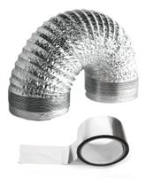 Rolo Fita Duto Flexivel Aluminizado 150mm 5m Rolo Fita Duto Flexivel Aluminizado 150mm 5m