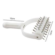 Rolo Furador De Massa De Pizza Profissional 12cm Pinos Inox Rolo Furador De Massa De Pizza Profissional 12cm Pinos Inox