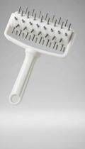 Rolo Furador Massa Pizza 12cm Inox - Branco