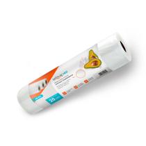 Rolo Gofrado Transparente para Vácuo 20cm x 5m Pacote