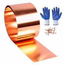 Rolo intermitente de cobre D.MATIALL 99,95% puro, 0,8 mm de espessura, 20 Ga