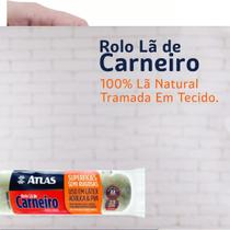 Rolo Lã De Carneiro 23cm Natural 328/22
