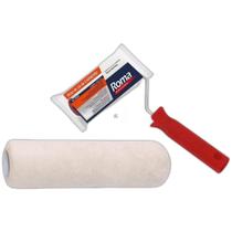 Rolo La Roma Natural Supremo 09cm Com Cabo 250 09 - ROMA PINCÉIS