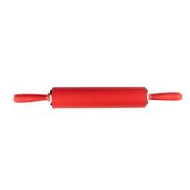 Rolo manual para abrir massas de confeitaria e panificação Silicone Vermelho 53,3cm Rolo manual para abrir massas de confeitaria e panificação Silicone Vermelho 53,3cm