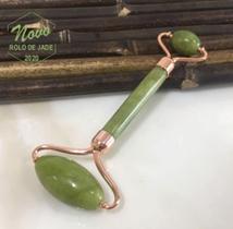 Rolo Massageador Facial GALVANIZADO de Pedra De Jade Anti- Rugas Rolo Massageador Facial GALVANIZADO de Pedra De Jade Anti- Rugas