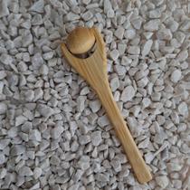Rolo Massageador Facial Roller de Bambu Natural 12,5 cm