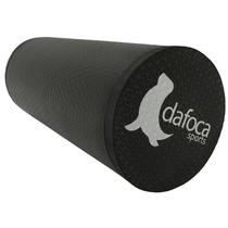 Rolo Massagem 45cm Foam Roller Liberação Miofascial Soltura Yoga DF1061 Preto Dafoca - Dafoca Sports