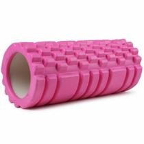 Rolo Massagem Foam Roller liberação miofascial exercícios Rosa 894 - Lorben
