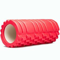 Rolo Massagem Foam roller liberação Miofascial exercícios Vermelho 894-R - Lorben