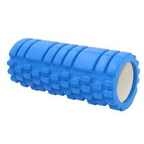 Rolo Massagem Liberação Miofascial Foam Roller Soltura Yoga Pilates - Azul - Fox Fit