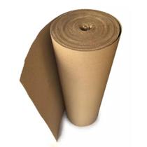 Rolo Papel Papelão Ondulado Obra Mudança Forração 1Mt X 40Mt Rolo Papel Papelão Ondulado Obra Mudança Forração 1Mt X 40Mt
