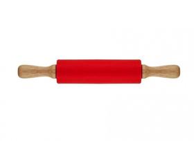 Rolo Para Massa 20cm Carol Fiorentino Vermelho - Yazi