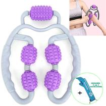 Rolo Para Massagem Miofascial Yoga + Chaveiro CBRN16198 Rolo Para Massagem Miofascial Yoga + Chaveiro CBRN16198