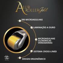 Rolo Para Microagulhamento Dermaroller Roller Gold 2,5mm Alur - alur medical Rolo Para Microagulhamento Dermaroller Roller Gold 2,5mm Alur - alur medical
