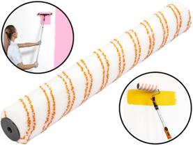 Rolo Para Pintura 46cm Paredes Tetos Multiuso Tinta Látex Acrílica Lã 100% Poliamida Profissional Sem Cabo