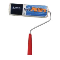 Rolo para pintura de lã poliéster com garfo Atlas Rolo para pintura de lã poliéster com garfo Atlas