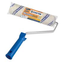 Rolo para pintura Lã Microfibra Seda 10MMx23CM c/cabo - Castor