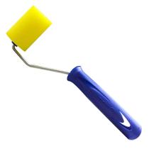 Rolo Pintura Rolinho Espuma Amarela C/ Cabo 5cm Tigre