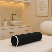 Rolo posicionador 15cm x 50cm ortopédico fisioterapia exercício massagem com capa removível PRETO