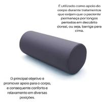 Rolo Posicionamento e Descanso Massagem Gold Cor Preto Rolo Posicionamento e Descanso Massagem Gold Cor Preto