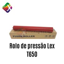 Rolo Pressão do Fusor compatível T650 T654 T652 T656 X656 X654 X658 T654DN T652DN X656DE. Rolo Pressão do Fusor compatível T650 T654 T652 T656 X656 X654 X658 T654DN T652DN X656DE.