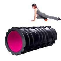Rolo Ranhuras Massagem Foam Roller Liberacao Miofascial Fisioterapia Musculação