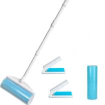 Rolo Removedor de Fiapos CALMTEE 8" Reutilizável e Lavável com Cabo Kit