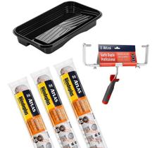 Rolo Rendeplus 46cm 3 Pçs Big+ Bandeja 2,2lt+ Garfo Duplo Rolo Rendeplus 46cm 3 Pçs Big+ Bandeja 2,2lt+ Garfo Duplo