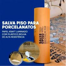 Rolo Salva Piso 1x25m Protetor de Piso para Obra e Reforma Impermeável Reutilizável SalvaBras Rolo Salva Piso 1x25m Protetor de Piso para Obra e Reforma Impermeável Reutilizável SalvaBras