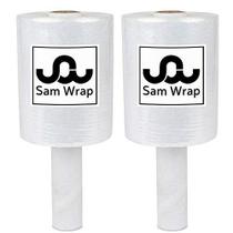 Rolo Stretch Wrap Sam Wrap de 5 cm x 305 m com alça de calibre 80