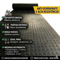 Rolo Tapete Moeda 5m X 80cm Antiderrapante Pets Academia Corredor