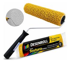 Rolo Textura Cabelo de Anjo Alto Padrão 23cm com Suporte Rolo Textura Cabelo de Anjo Alto Padrão 23cm com Suporte