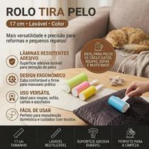 Rolo Tira Pelo Lavável 17cm Color Rolo Tira Pelo Lavável 17cm Color