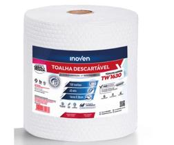 Rolo Wiper TW1630 Com 150 Toalhas Descartáveis Branco Inoven