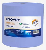 Rolo Wiper TW2540 com 600 Toalhas Descartáveis Azul Inoven Rolo Wiper TW2540 com 600 Toalhas Descartáveis Azul Inoven