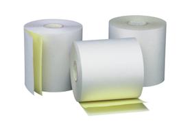 Rolos Autocopiativos PM Company 7,6 cm x 29 m 2 Folhas Branco