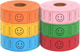 Rolos de Bilhetes para Sorteio L LIKED 3000 unidades 6 Cores 2,54x5,08 cm Sorriso Rolos de Bilhetes para Sorteio L LIKED 3000 unidades 6 Cores 2,54x5,08 cm Sorriso