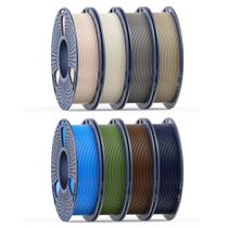 Rolos de filamento termoplástico YOOPAI SUNLU PETG 1,75 mm 8x250g